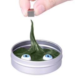 Išmanusis magnetinis plastilinas su magnetu "Žalias"