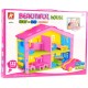 3D lėlių namelis su baldeliais  "Puzzle "