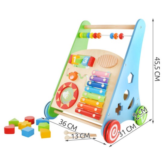 Medinis stumdukas su metalofonu ir kaladėlėmis