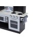 Daugiafunkcinė moderni medinė virtuvėlė Silver Kitchen