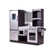 Daugiafunkcinė moderni medinė virtuvėlė Silver Kitchen