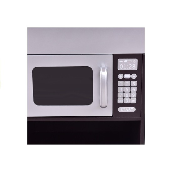 Daugiafunkcinė moderni medinė virtuvėlė Silver Kitchen