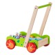 Ekologiškas medinis ECO TOYS stumdukas su 22 kaladėlių