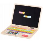 Medinis edukacinis vaikiškas "laptopas" Ecotoys