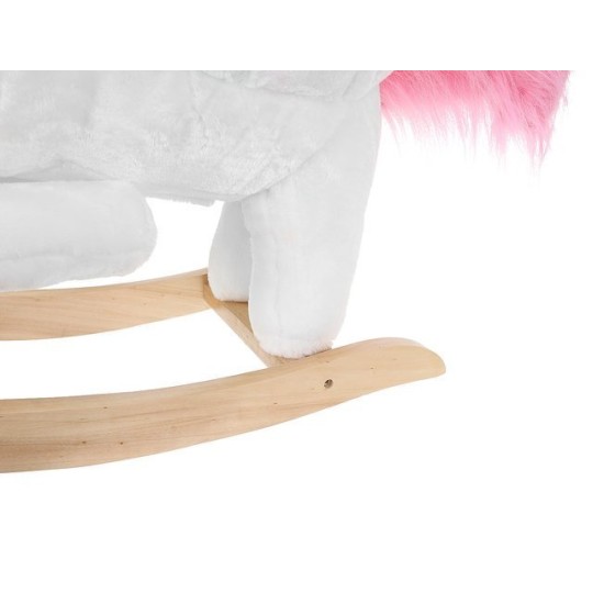 Muzikinis supamas arkliukas rožinis  70 cm.