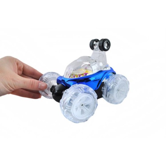 360° akrobatinis automobilis su pulteliu CRAZY TWISTER ir ledinėmis šviesomis