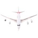 Lėktuvo Airbus modelis su šviesa ir garsu