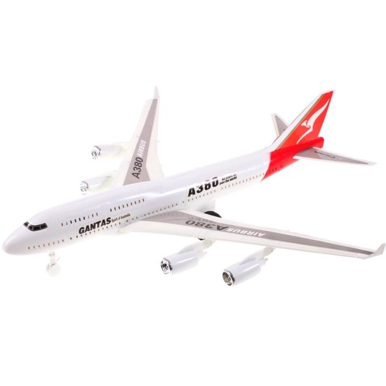 Lėktuvo Airbus modelis su šviesa ir garsu