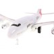 Lėktuvo Airbus modelis su šviesa ir garsu