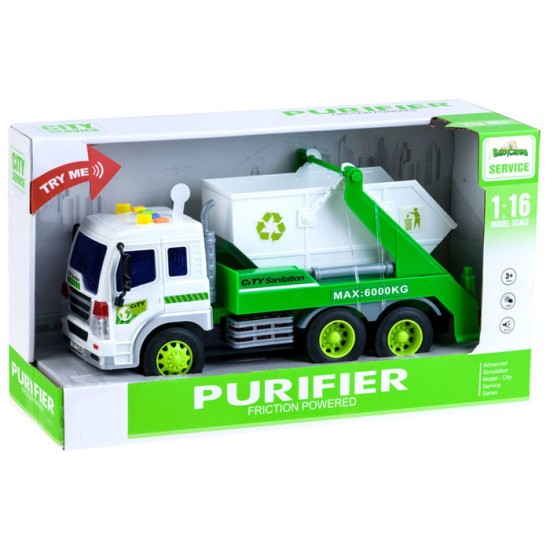 Šiukšlių mašina PURIFIER su ledinėmis šviesomis