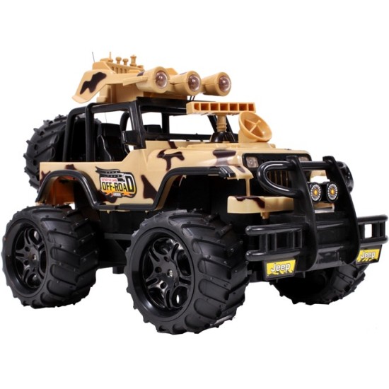 RC Mašinėlė su pulteliu JEEP MILITARY