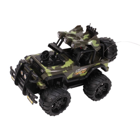 RC Mašinėlė su pulteliu JEEP MILITARY