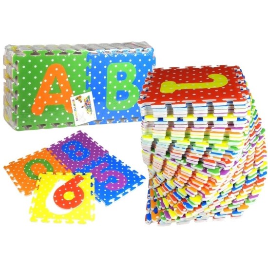 Minkštas Edukacinis Kilimėlis - Dėlionė (puzzle) 36 dalys  31cmX31cm