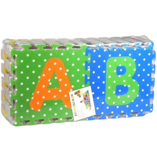 Minkštas Edukacinis Kilimėlis - Dėlionė (puzzle) 36 dalys  31cmX31cm