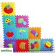 Minkštas Edukacinis Kilimėlis - Dėlionė (Puzzle) Vaisiai ir daržovės