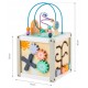 Ergoterapinis medinis lavinamasis kubas - labirintas ECO TOYS 5*1
