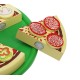 Medinė pjaustoma pica su priedais Pepperoni