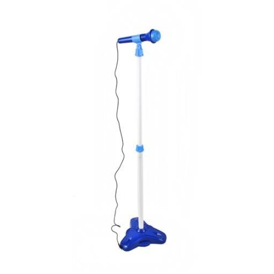Žaislinė elektrinė gitara su stiprintuvu, mikrofonu ir MP3 jungtimi, mėlyna