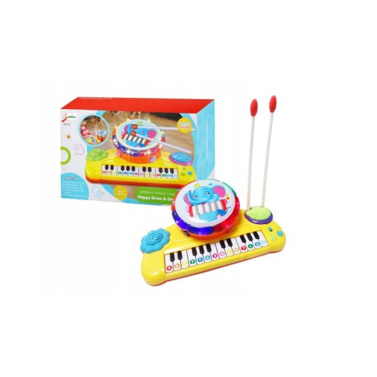 Lavinamasis muzikinis staliukas 2*1 Happy