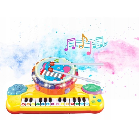 Lavinamasis muzikinis staliukas 2*1 Happy