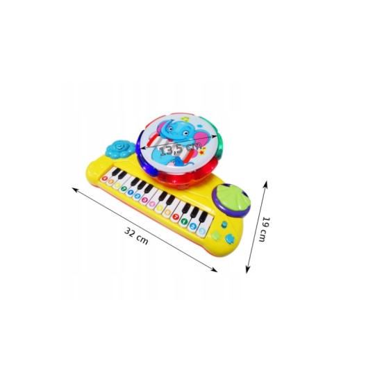 Lavinamasis muzikinis staliukas 2*1 Happy