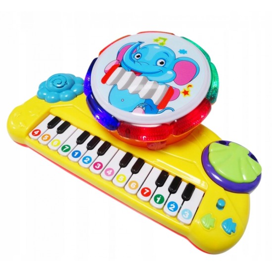 Lavinamasis muzikinis staliukas 2*1 Happy