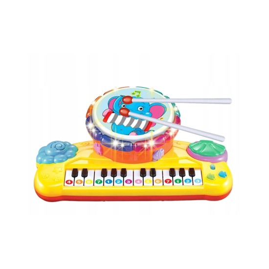Lavinamasis muzikinis staliukas 2*1 Happy