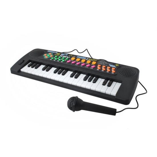 Pianinas sintezatorius su mikrofonu ir FM Radija