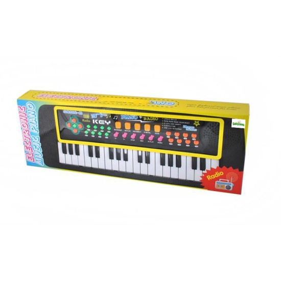 Pianinas sintezatorius su mikrofonu ir FM Radija