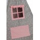 Žaidimų palapinė Eco toys, tipis WIGWAM su kilimėliu ir 2 pagalvėlėmis