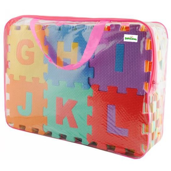 Minkštas EVA Edukacinis Kilimėlis - Dėlionė (puzzle) 72 dalys  16cmX16cm