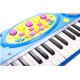 Pianinas sintezatorius su mikrofonu ir 37 klavišais - mėlynas