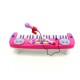 Pianinas sintezatorius su mikrofonu ir 37 klavišais - rožinis
