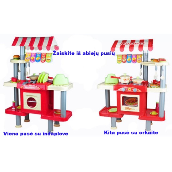 Vaikiška virtuvėlė "Greito maisto restoranas"