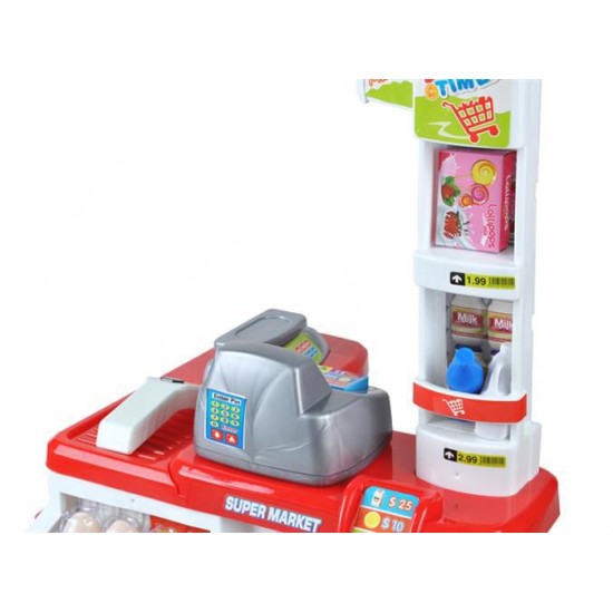 Parduotuvė supermarketas su vežimėliu HOME SUPERMARKET