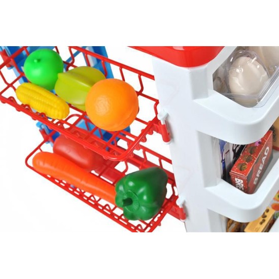 Parduotuvė supermarketas su vežimėliu HOME SUPERMARKET