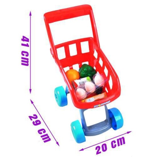 Parduotuvė supermarketas su vežimėliu HOME SUPERMARKET