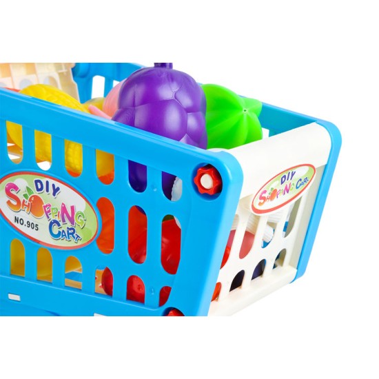 Žaislinis pirkinių vežimėlis su pirkiniais "Shopping"