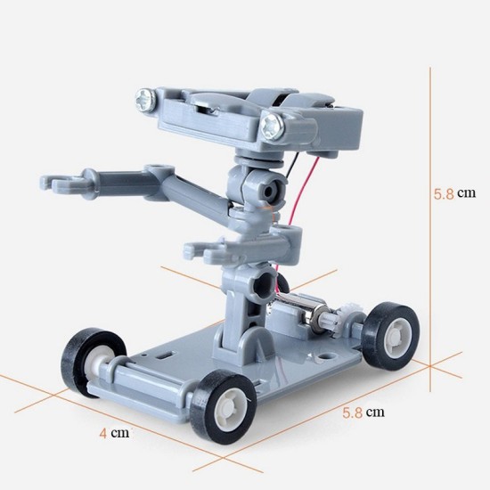 Surenkamas ir sūriu vandeniu varomas robotas