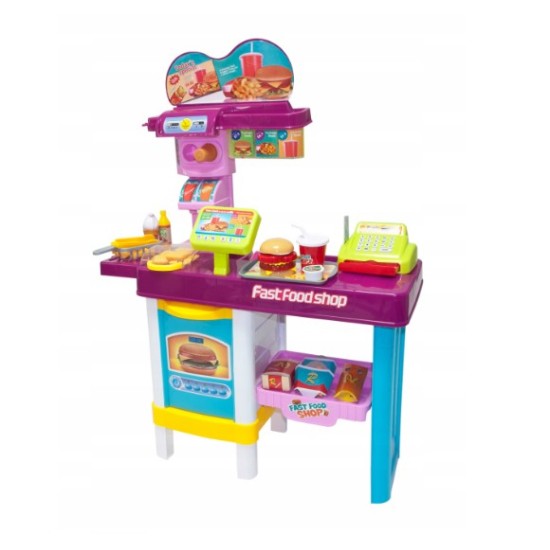 Vaikiška Virtuvėlė - Fast Food su garsais ir Led apšvietimu