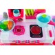 Vaikiška virtuvėlė su orkaite ir aksesuarais KIDS COOK rose