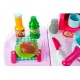Vaikiška virtuvėlė su orkaite ir aksesuarais KIDS COOK rose