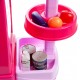 Vaikiška virtuvėlė su orkaite ir aksesuarais KIDS COOK rose