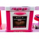 Vaikiška virtuvėlė su orkaite ir aksesuarais KIDS COOK rose