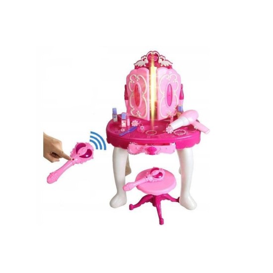 Grožio salonas Princesei su aksesuarais, kėdute ir MP3