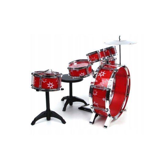 Vaikiški būgnai mažiesiems muzikantams - Big band red