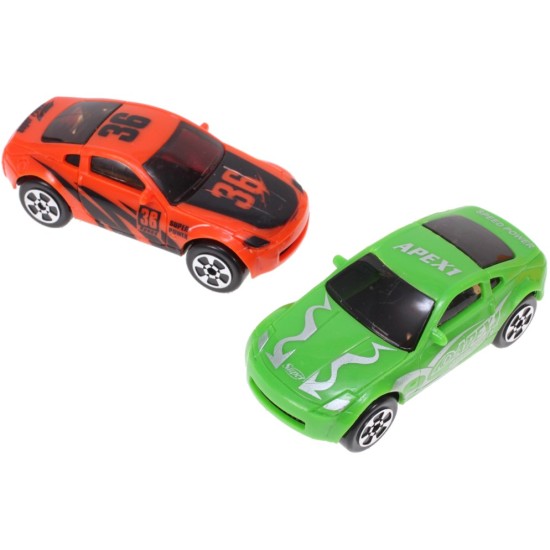 Mašinų garažas su dviem automobiliais