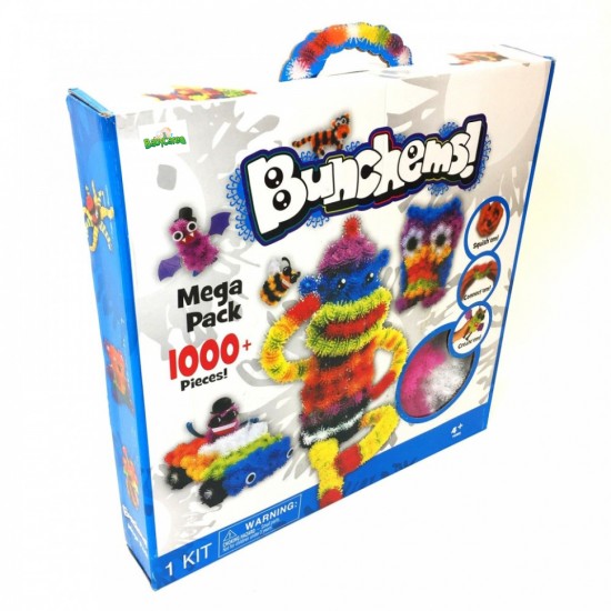 Lipukų rinkinys Bunchems Mega Pack, 1000+ priedai