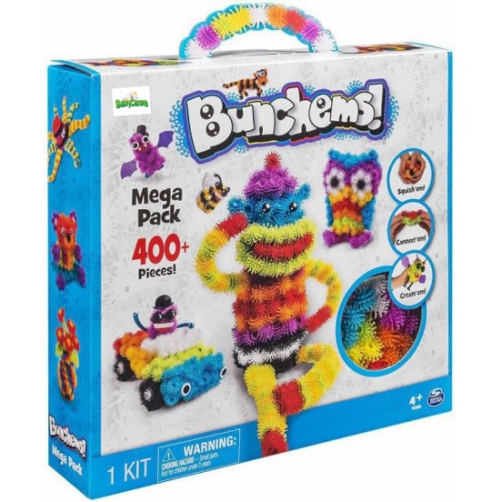 Lipukų rinkinys Bunchems Mega Pack, 400+ priedai