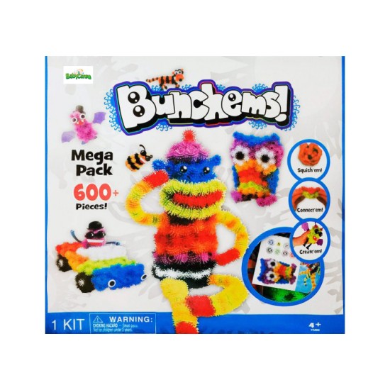 Lipukų rinkinys Bunchems Mega Pack, 600+ priedai